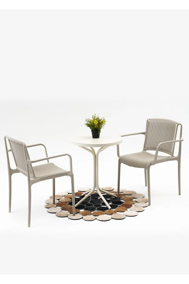 Nes Kollu Bahçe Balkon Bistro Masa Takımı